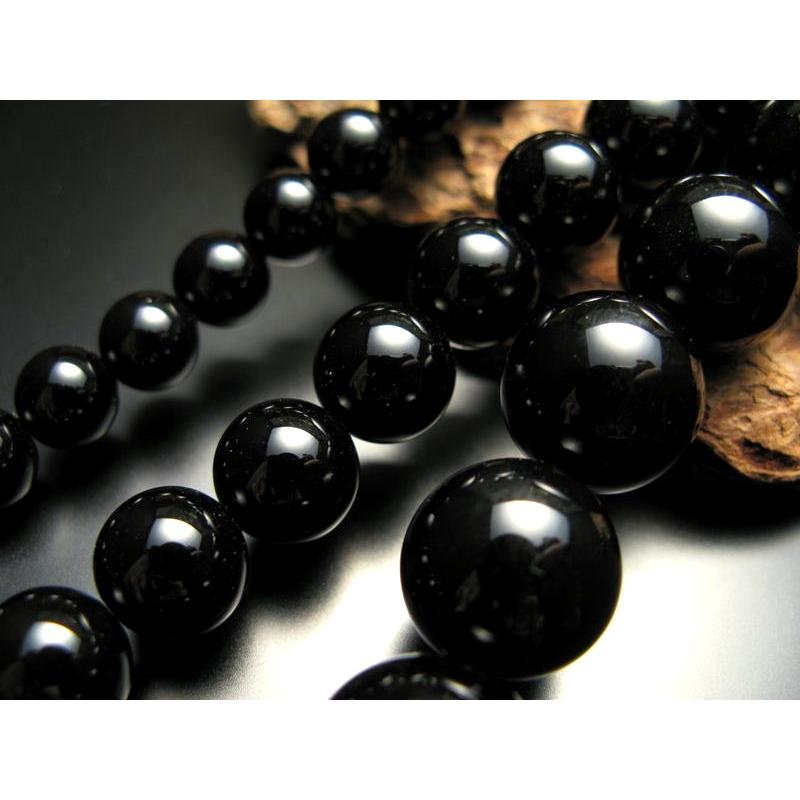 激安宣言 約12mm珠 一連 ブラックオニキス 約37-39cm 極上 天然石 ビーズ パワーストーン 黒瑪瑙 ブラジル産 geki rn-s パワーストーン 天然石 | ブランド登録なし