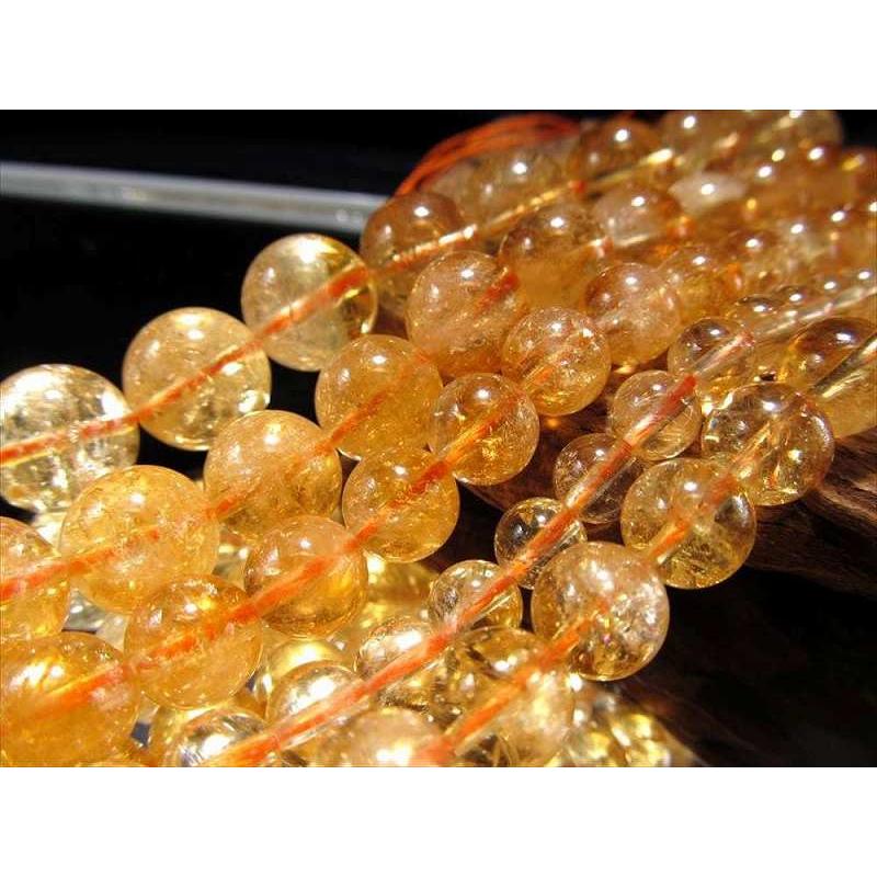 激安宣言 AAA 約8mm珠 レインボーシトリン 一連 約37-39cm 極上 天然石 ビーズ パワーストーン ブラジル産 geki rn-s パワーストーン 天然石 | ブランド登録なし | 03