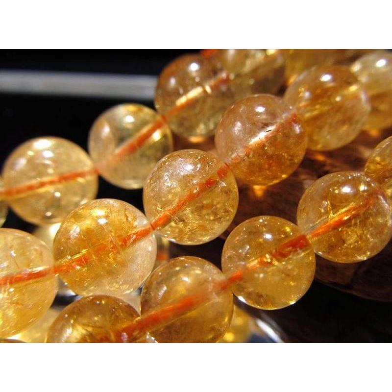 黄水晶・パワーストーン・シトリン・レインボー・天然石・直径約50mm・300g