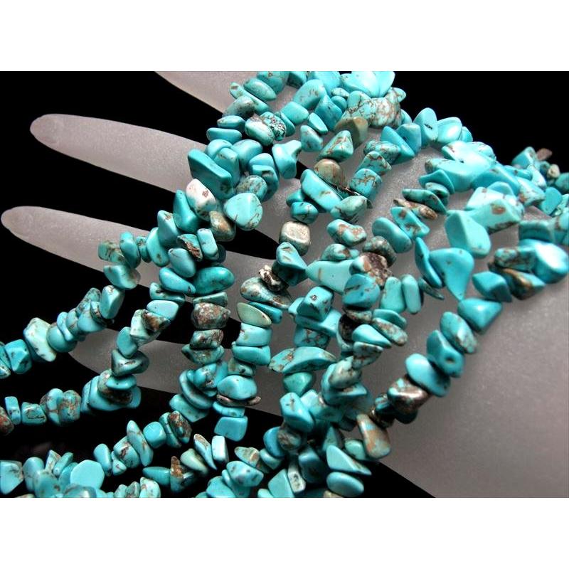 激安奉仕 ターコイズ 天然染色 MIXカラー さざれ 連 約6-14mm珠 一連 約80-85cm さざれ ネックレスなどに 今回入荷の画像有り rn-s パワーストーン 天然石 | ブランド登録なし | 02