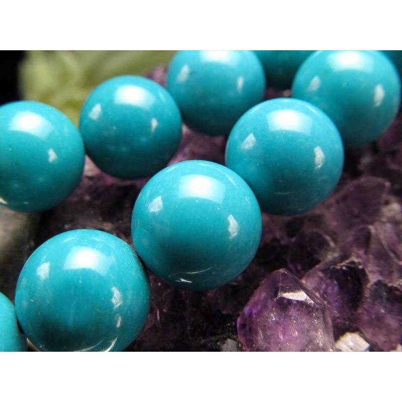 激安宣言 約6mm珠 ターコイズ トルコ石 一連 約37-39cm 天然染色 極上 天然石 連売り パワーストーン geki rn-s パワーストーン 天然石 | ブランド登録なし | 02