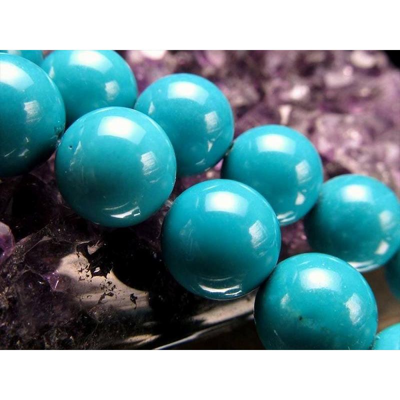 激安宣言 約6mm珠 ターコイズ トルコ石 一連 約37-39cm 天然染色 極上 天然石 連売り パワーストーン geki rn-s パワーストーン 天然石 | ブランド登録なし | 03