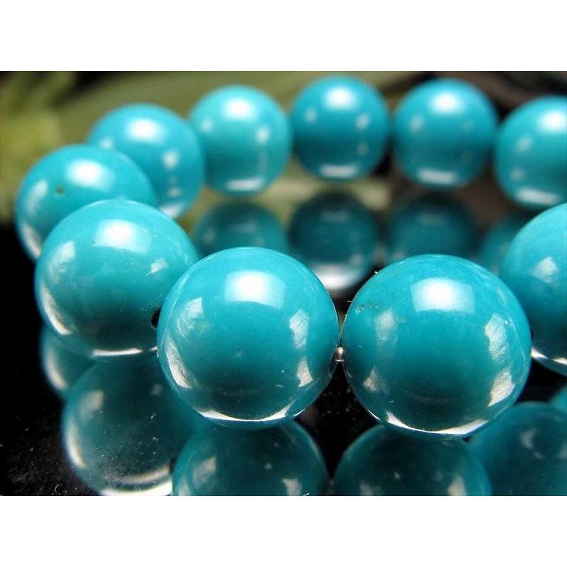 激安宣言 約10mm珠 ターコイズ トルコ石 一連 約37-39cm 天然染色 極上 天然石 連売り パワーストーン geki rn-s パワーストーン 天然石 | ブランド登録なし | 05