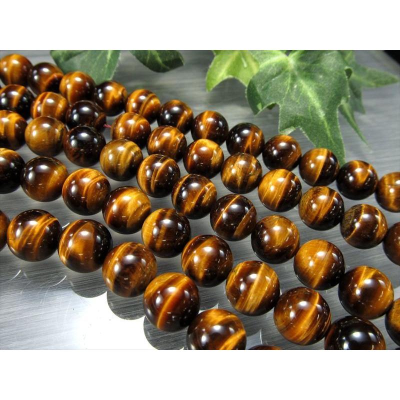 激安宣言 AAA+ 約10mm珠 極上タイガーアイ イエロー 一連 約37-39cm 極上 天然石 ビーズ パワーストーン 南アフリカ産 geki rn-s パワーストーン 天然石 | ブランド登録なし | 04