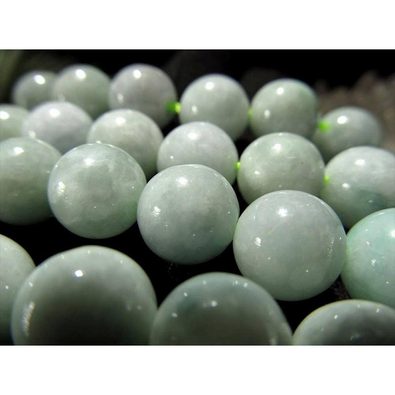 翡翠(ミャンマージェイド) 12mm珠 一連破格 約38-40cm 極上 天然石