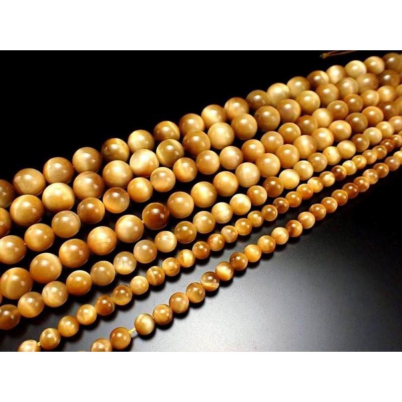 激安宣言 3A 約12mm珠 極上ゴールデンタイガーアイ 一連 約37-39cm 極上 天然石 ビーズ パワーストーン 南アフリカ産 geki rn-s パワーストーン 天然石 | ブランド登録なし | 01