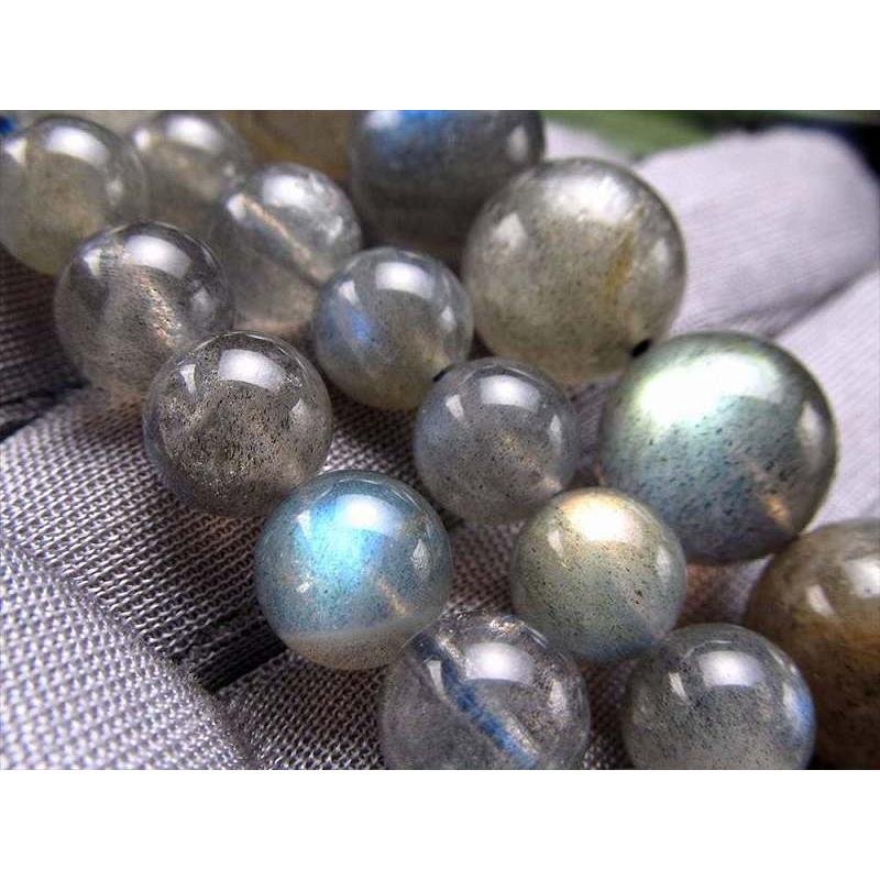 AA+ 6mm珠 マルチカラーシラー ラブラドライト 一連 約38-40cm 透明 極上 天然石 ビーズ マダガスカル産 rn-p パワーストーン 天然石 | ブランド登録なし | 06