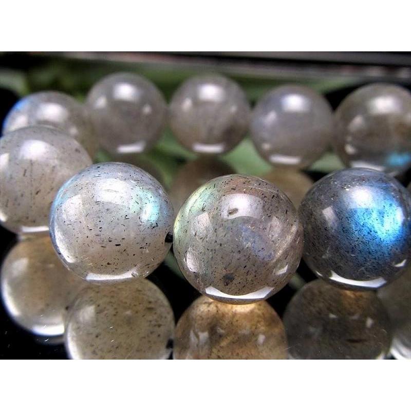 AA+ 10mm珠 マルチカラーシラー ラブラドライト 一連 約38-40cm 透明 極上 天然石 ビーズ マダガスカル産 rn-p パワーストーン 天然石 | ブランド登録なし | 02
