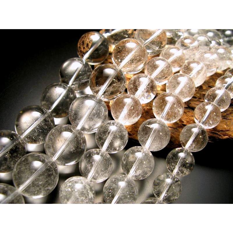 A+ 8mm珠 天然ヒマラヤ水晶 一連約38-40cm クリスタル 極上 天然石 ビーズ パワーストーン 産地保証書 ギャランティーカード付き ヒマラヤ産 rn-p | ブランド登録なし | 03