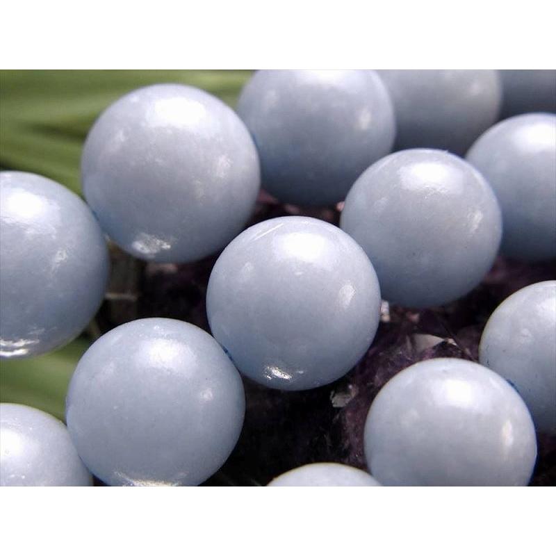 激安宣言 2A 約8mm珠 エンジェライト 一連 約37-39cm 硬石膏 極上 天然石 ビーズ パワーストーン ペルー産 geki rn-s パワーストーン 天然石 | ブランド登録なし