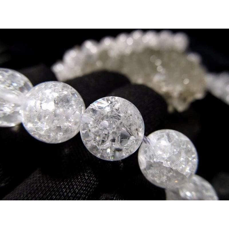 激安宣言 約16mm珠 レインボー水晶 爆裂水晶 一連 約37-39cm ブラジル産 geki rn-s パワーストーン 天然石 | ブランド登録なし | 02