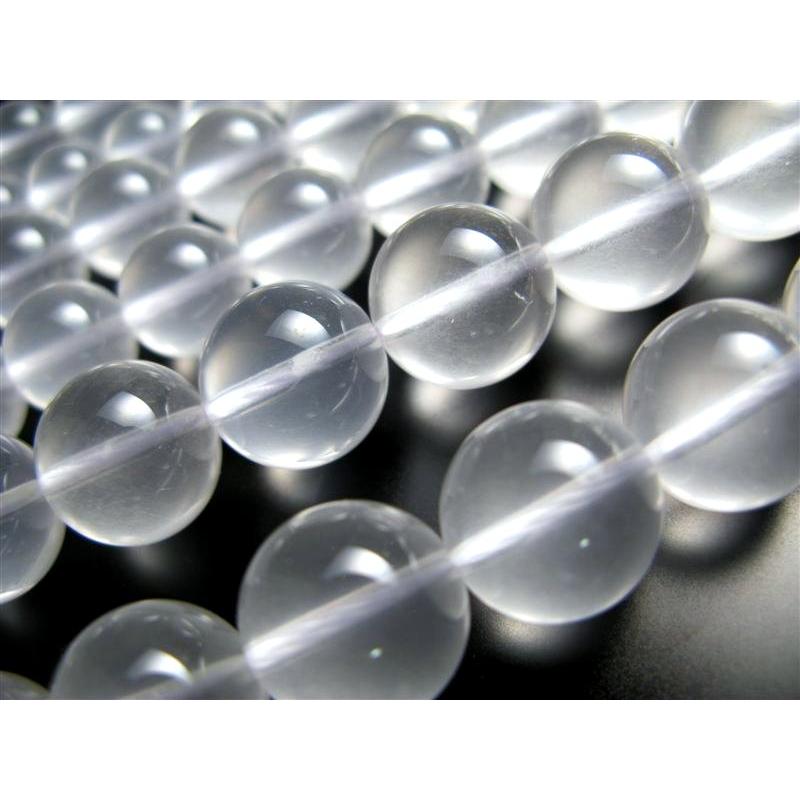 激安宣言 AAA 約10mm珠 ミルキークォーツ 乳石英 一連 約37-39cm ブラジル産 geki rn-s パワーストーン 天然石 | ブランド登録なし | 01