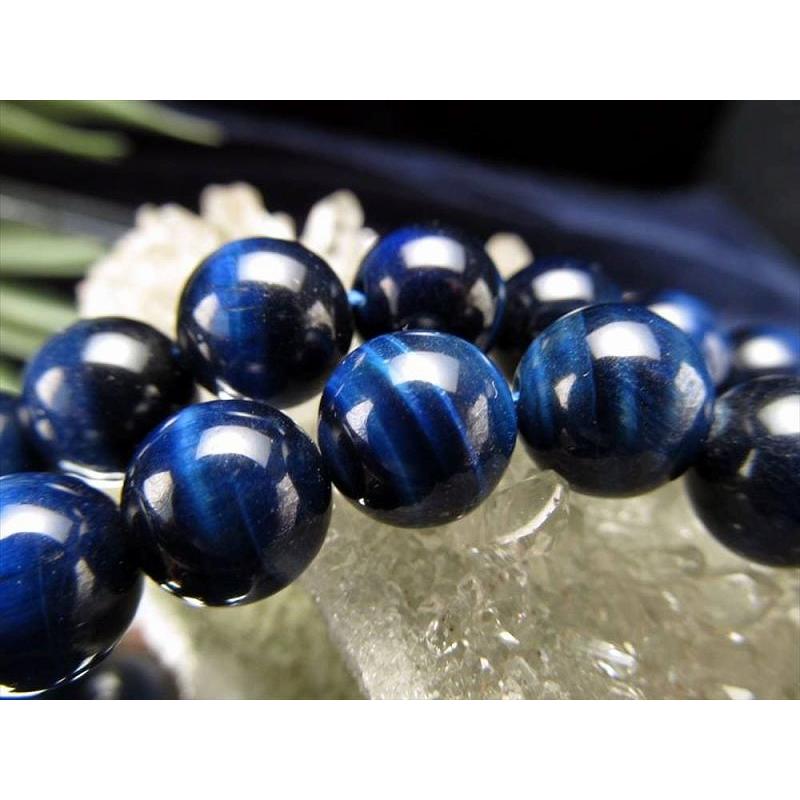 激安宣言 AAA 約6mm珠 ブルーカラー タイガーアイ 一連 約37-39cm 南アフリカ産 rn-s geki-sak パワーストーン 天然石 | ブランド登録なし