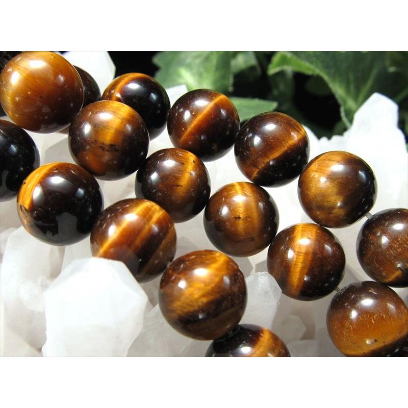 激安宣言 AA+ 約10mm珠 タイガーアイ イエロー 一連 約37-39cm 天然石 ビーズ パワーストーン 南アフリカ産 geki rn-s パワーストーン 天然石 | ブランド登録なし | 01