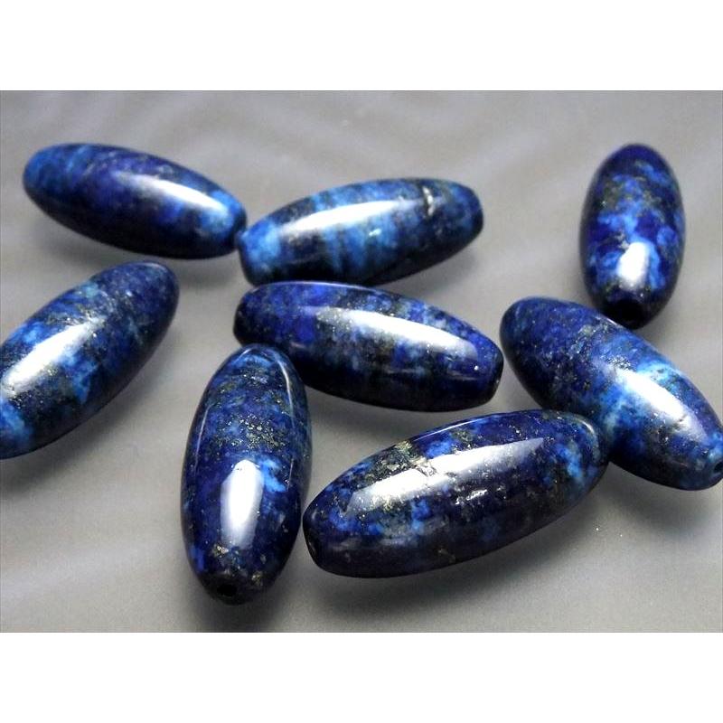 1個売り 天珠型 ラピスラズリ 青金石 長さ約22mm 幅約10mm 12月の誕生石 アフガニスタン産 te-s パワーストーン 天然石 | ブランド登録なし | 03