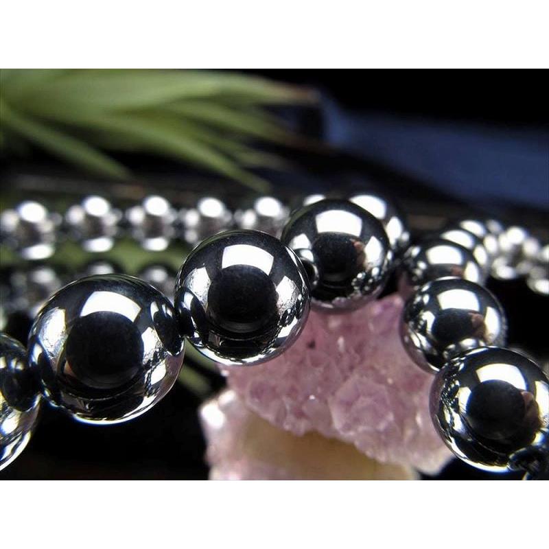 激安宣言 テラヘルツ鉱石 ラウンド ブレスレット 約8mm-8.5mm×23珠前後 話題の 高純度 テラヘルツ 鉱石 2026年 検査機関にて検査済み 本物保証 返品保証 | ブランド登録なし | 02