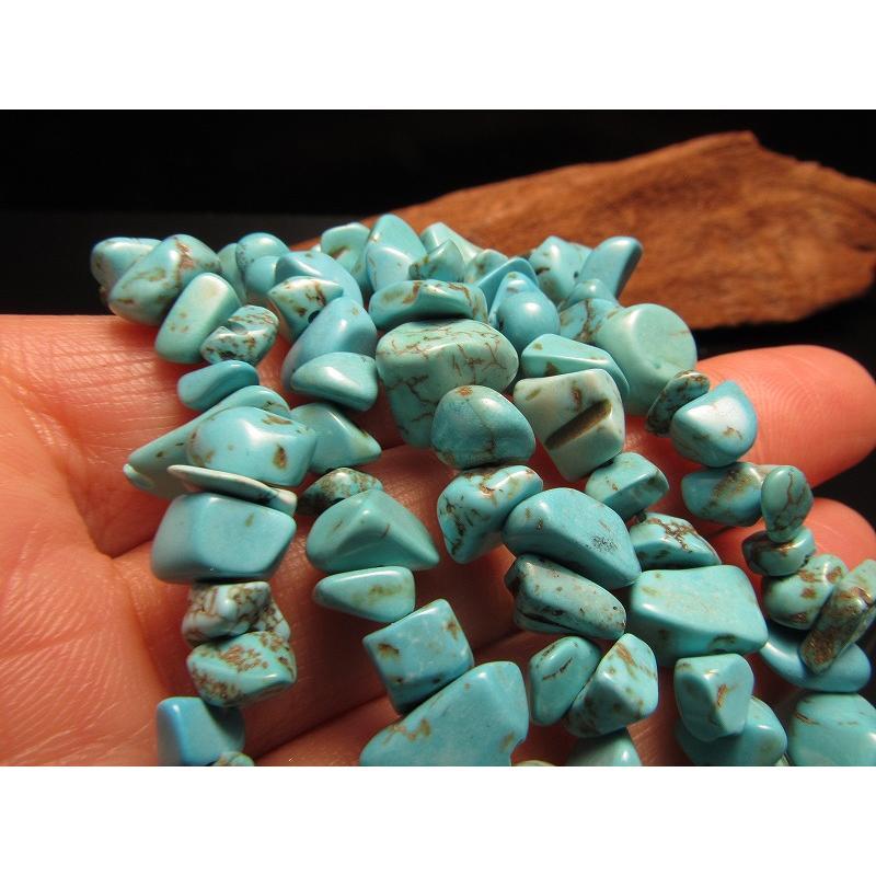 専用　お値下げ　天然トルコ石　約5mmアップ珠　ネックレス鑑定済み お値下げ天然トルコ石約5mmアップ珠ネックレス鑑定済み