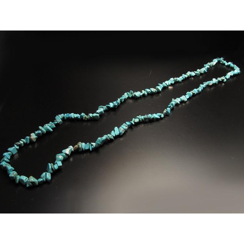 天然染色 ターコイズ さざれ連 約5mm-10mm珠 一連 約78-80cm 激安奉仕 単色カラー ネックレスなどに rn-s パワーストーン 天然石 | ブランド登録なし | 02