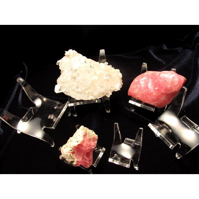 Sサイズ アクリル製 イス型台座 高さ約36mm 幅約30mm 置物や原石のディスプレイに si-p パワーストーン | ブランド登録なし