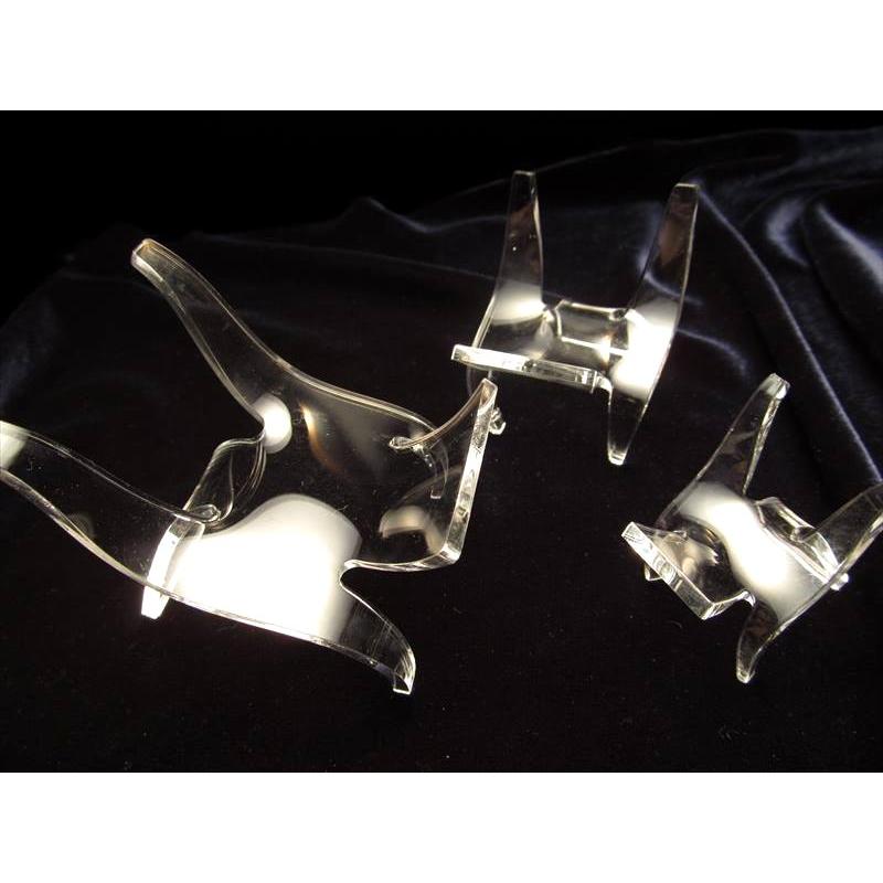 Sサイズ アクリル製 イス型台座 高さ約36mm 幅約30mm 置物や原石のディスプレイに si-p パワーストーン | ブランド登録なし | 03