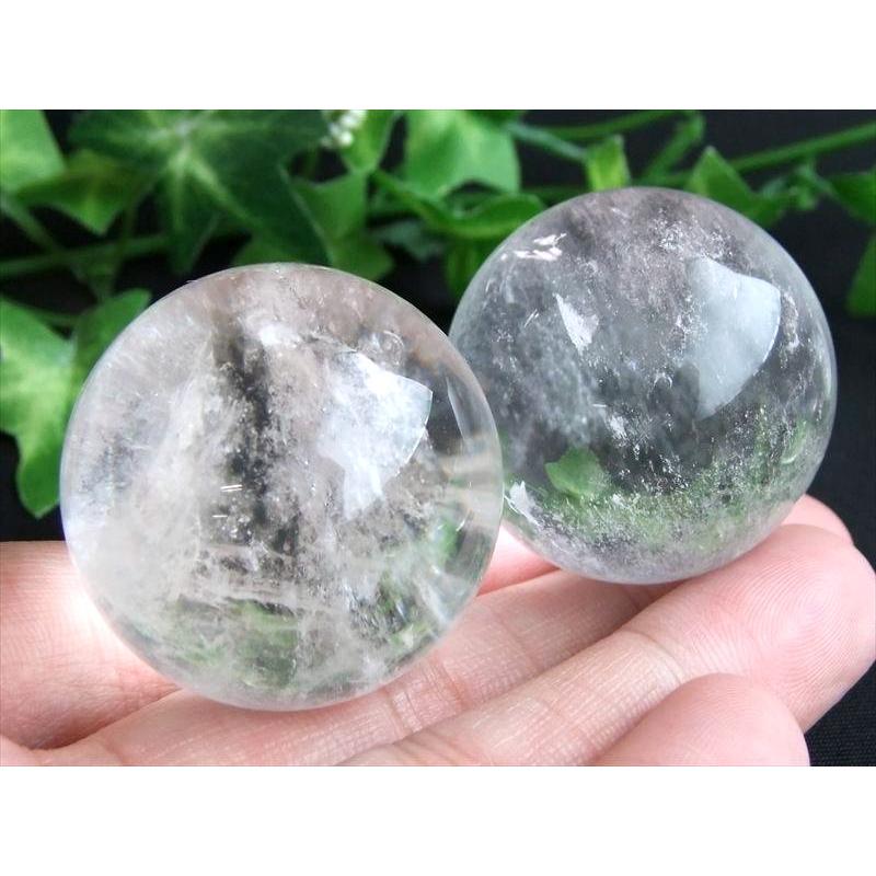 天然透明水晶 丸玉 直径34mm-36mm すべての浄化と純粋さの象徴 お守りにも クリスタルスフィア ブラジル産 ma-s パワーストーン 天然石 | ブランド登録なし | 05