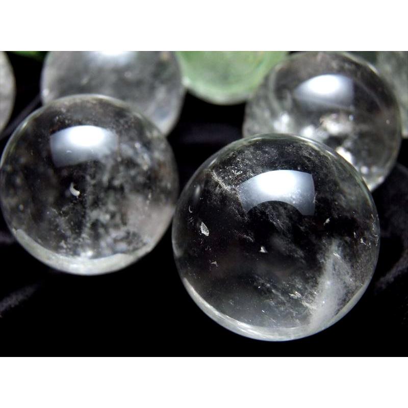 天然透明水晶 丸玉 直径36mm-38mm すべての浄化と純粋さの象徴 お守りにも クリスタルスフィア 水晶玉 ブラジル産 ma-s パワーストーン 天然石 | ブランド登録なし | 01