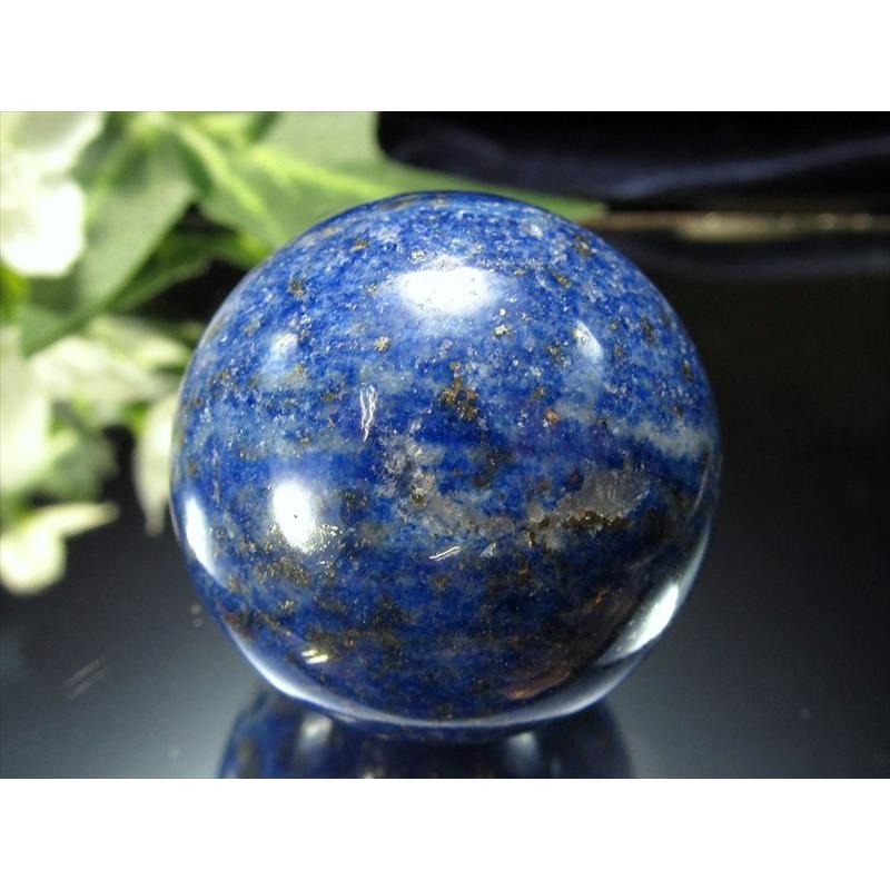 小サイズ ラピスラズリ 丸玉 直径約30mm前後 1個売り つやつや光沢のある紺色 邪気を払い幸運を呼び寄せる聖なる石 12月の誕生石 アフガニスタン産 ma-s | ブランド登録なし | 02