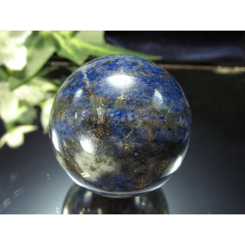 小サイズ ラピスラズリ 丸玉 直径約30mm前後 1個売り つやつや光沢のある紺色 邪気を払い幸運を呼び寄せる聖なる石 12月の誕生石 アフガニスタン産 ma-s | ブランド登録なし | 05