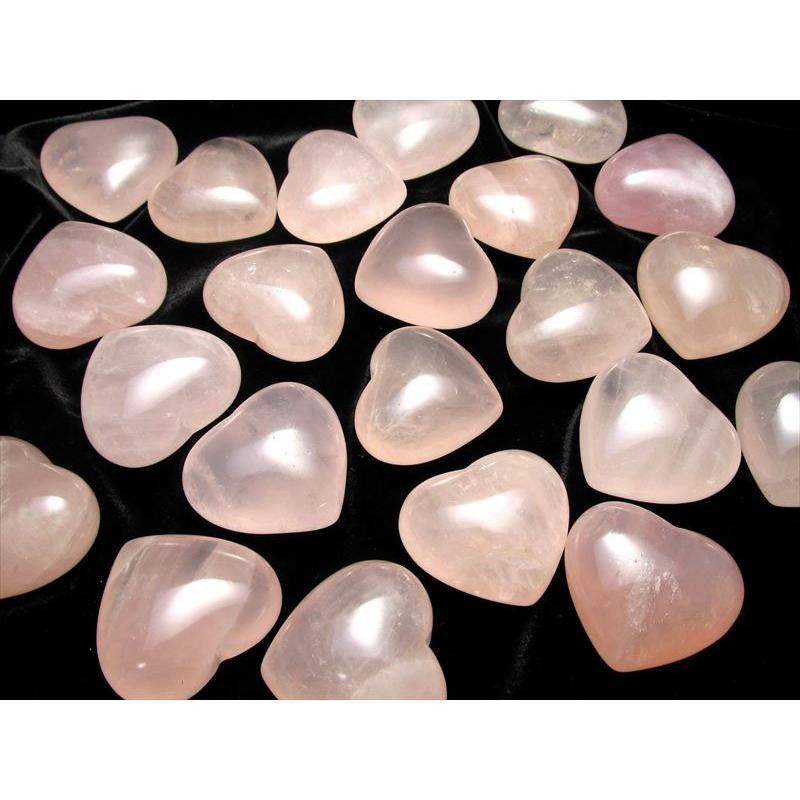 b、水晶のカットハートタンブル b、水晶のカットハートタンブル