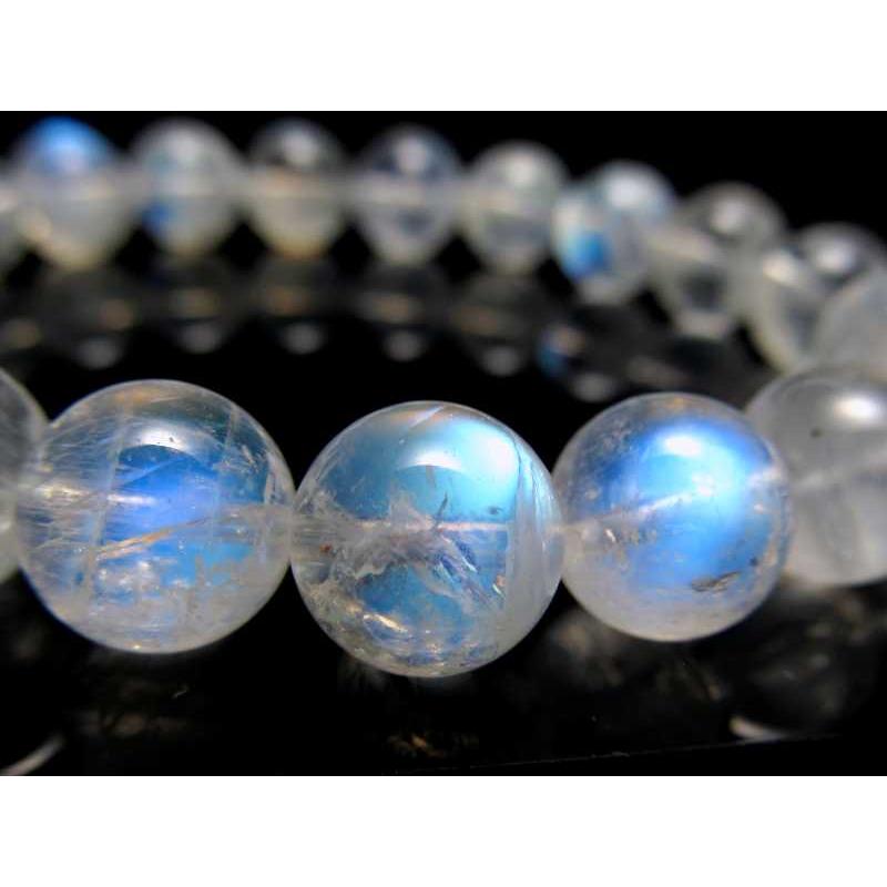 永遠の愛の象徴 S級 ロイヤルブルー ムーンストーン ブレスレット 9.5  