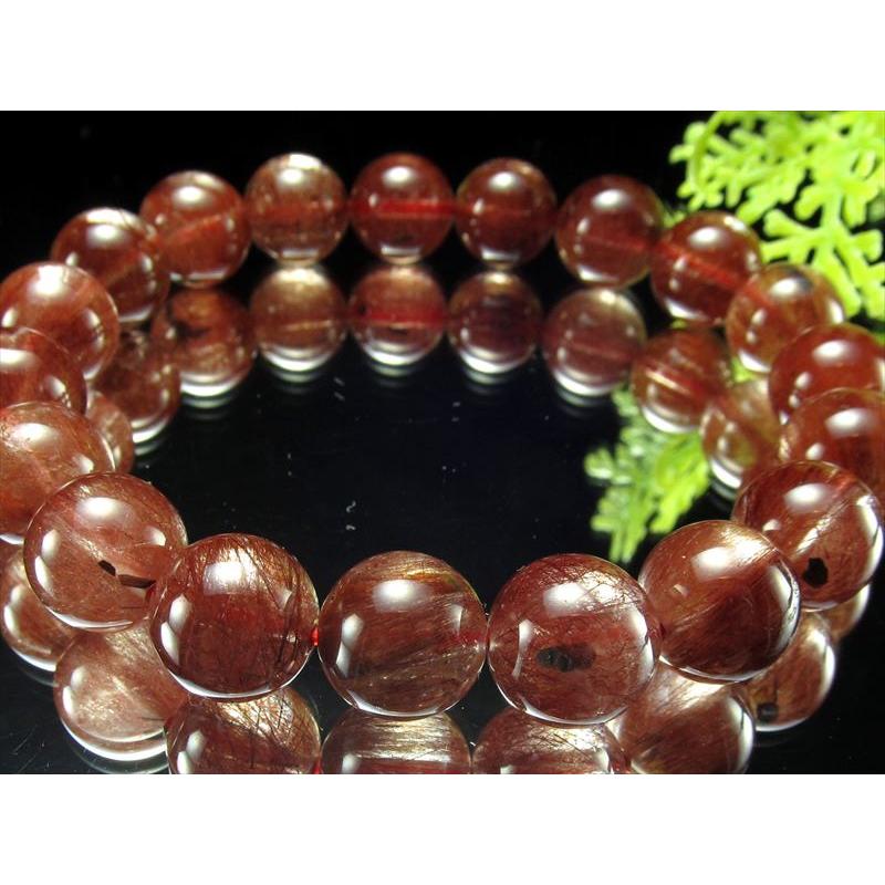 レッドルチルクォーツ　10mm 天然石 高級ランク】【穴あき】さざれ石 レッドルチルクォーツ 天然石