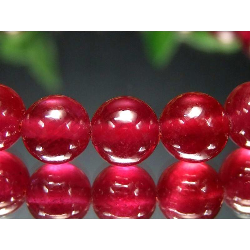 ロイヤルクラス S級 宝石質 ルビー 紅玉 ブレスレット 8mm-8.5mm×24珠