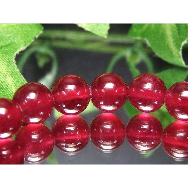 ロイヤルクラス S級 宝石質 ルビー 紅玉 ブレスレット 8mm-8.5mm×24珠