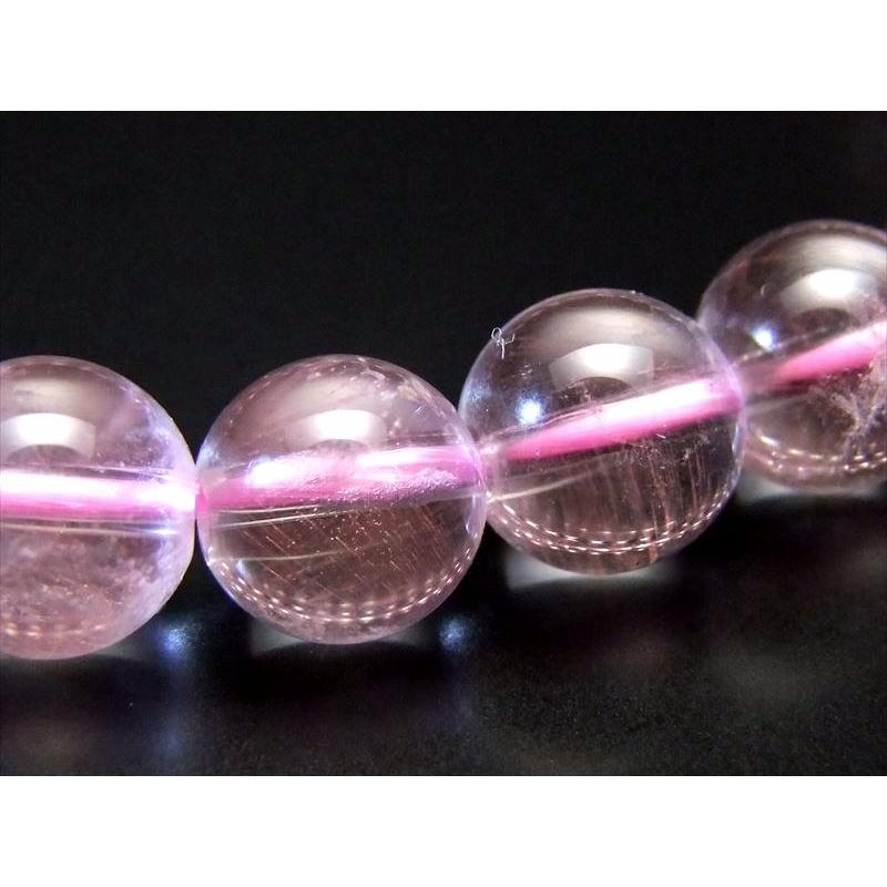 激レア S級 ピンクエンジェルラダークォーツブレスレット 8mm