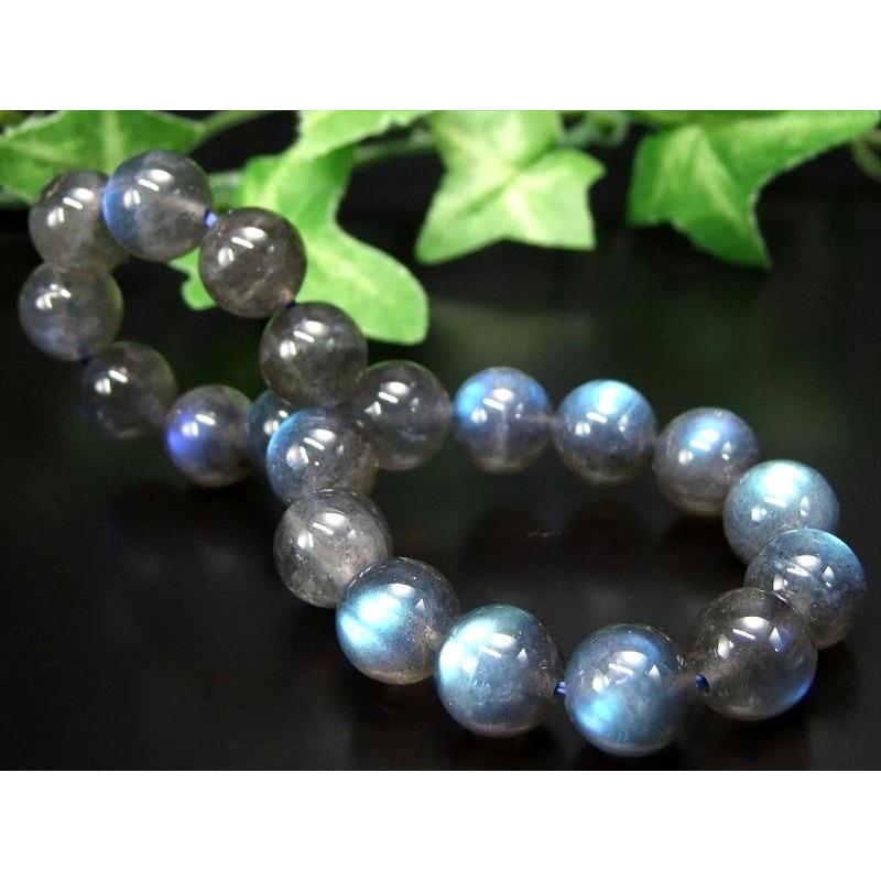 美麗シラー 4A ブルーシラー ラブラドライト ブレスレット 9.5mm-10mm