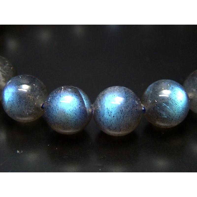 美麗シラー 5A ラブラドライト ブレスレット 8.5mm×22珠