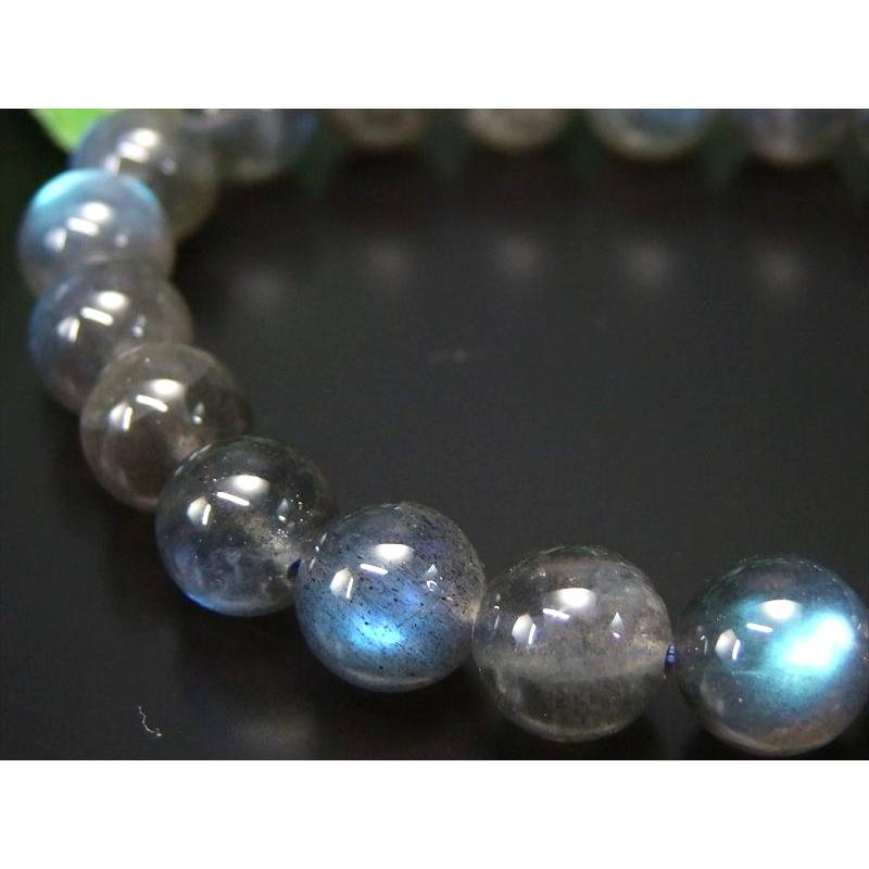 美麗シラー 4A ブルーシラー ラブラドライト ブレスレット 9.5mm-10mm