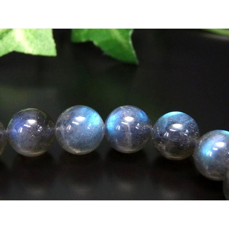 美麗シラー 4A ブルーシラー ラブラドライト ブレスレット 9.5mm-10mm