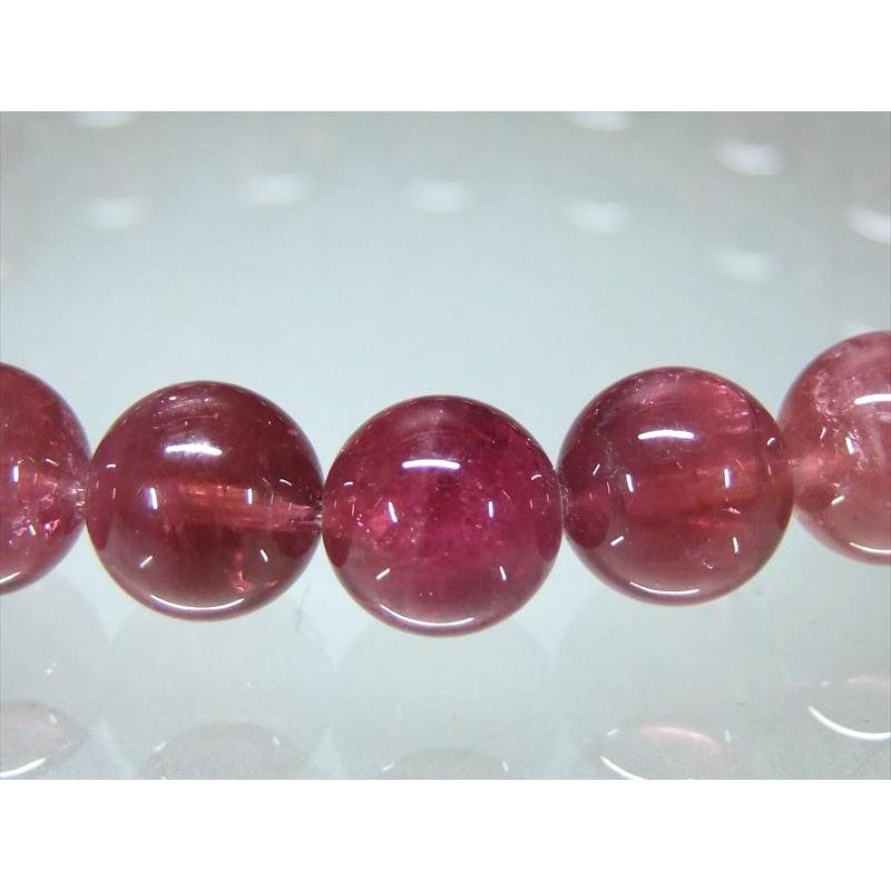 ☆クリアピンクサファイア 9.5〜11ミリ珠 ブレスレット⑥(SA) 【公式通販】