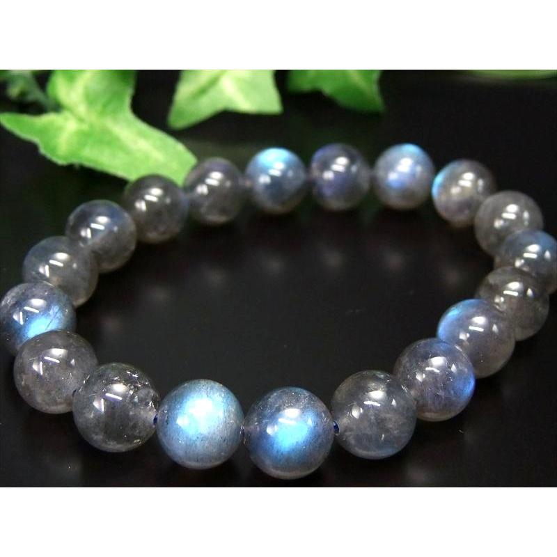 美麗シラー 4A ブルーシラー ラブラドライト ブレスレット 10mm×19珠