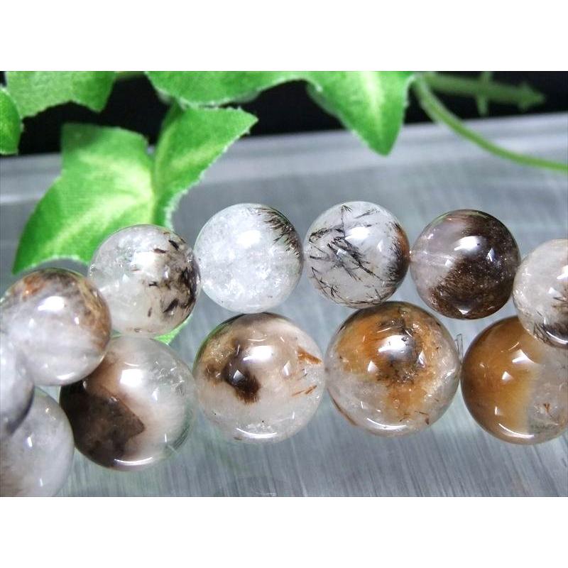 激レア・まるで獣の毛 3A 獣毛MIXルチルクォーツ ブレスレット 8mm-8.5 