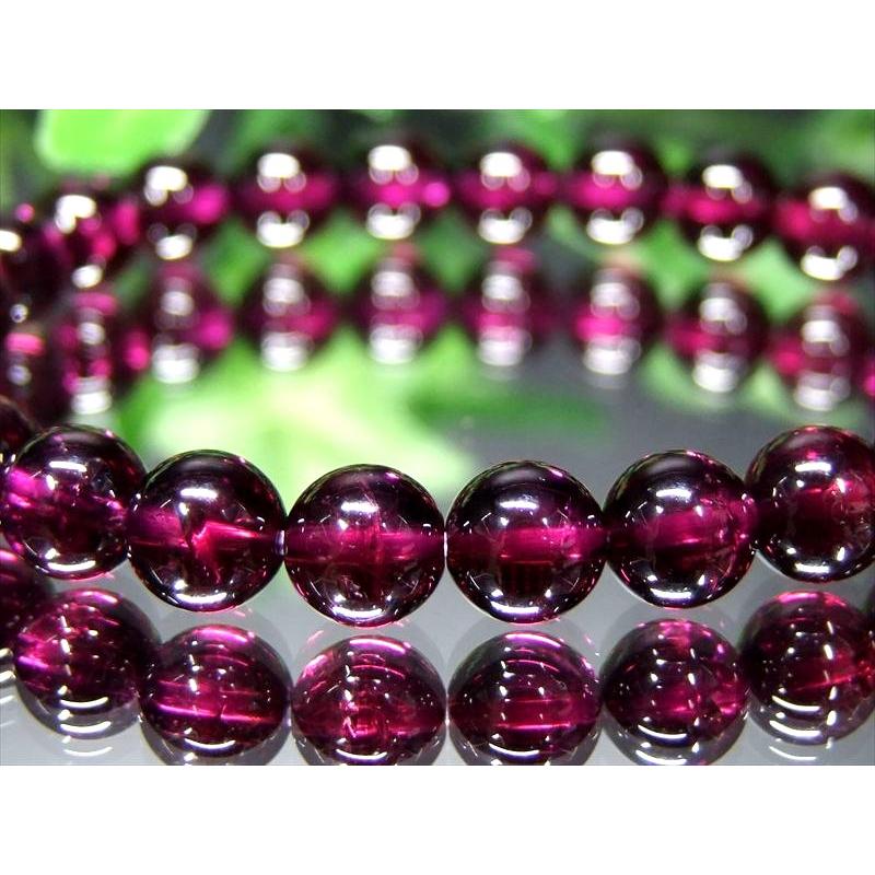 過去最高品質 S級 ロードライトガーネット ブレスレット 7mm-7.5mm×25