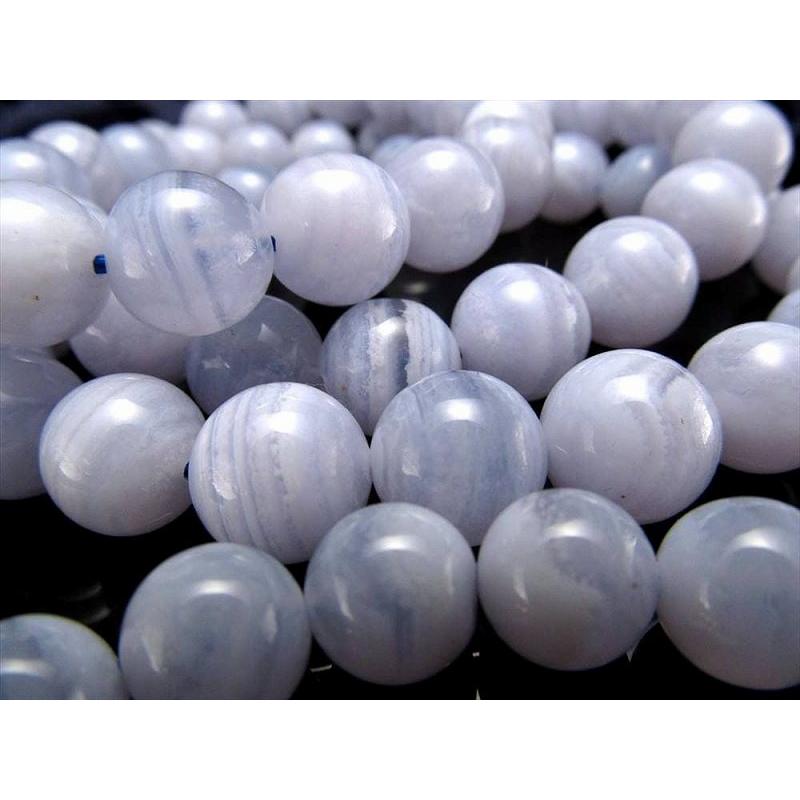 良質 美レース模様 ブルーレースアゲート 空色縞瑪瑙