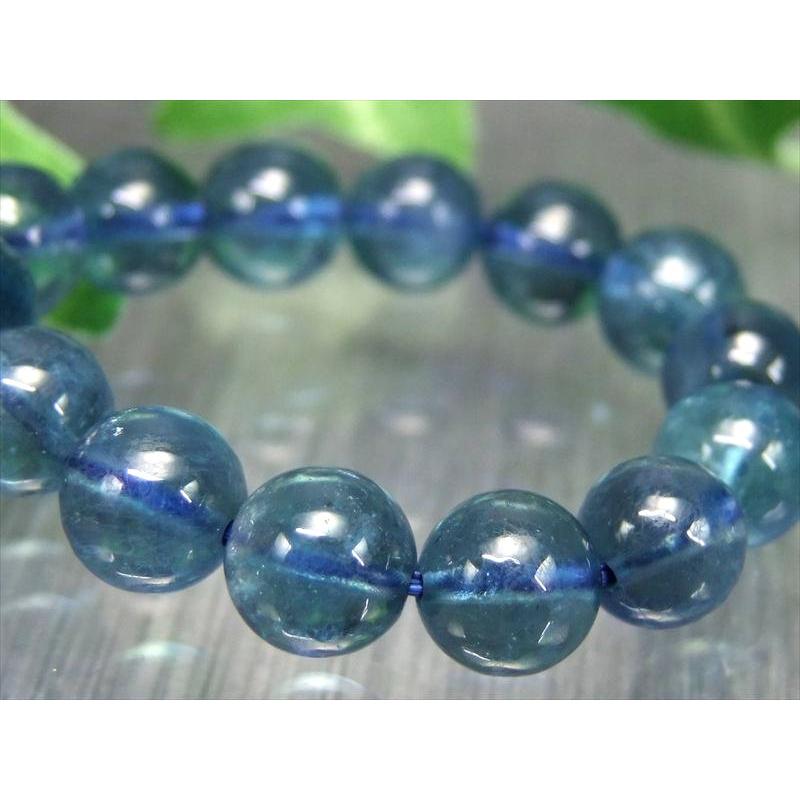 サンタマリアブルー 最高級S級 アクアマリン ブレスレット 8mm-8.5mm×23珠 3月誕生石 海の守護石 美しい若さと幸せな喜びの象徴 月の女神『ディアナ』の石