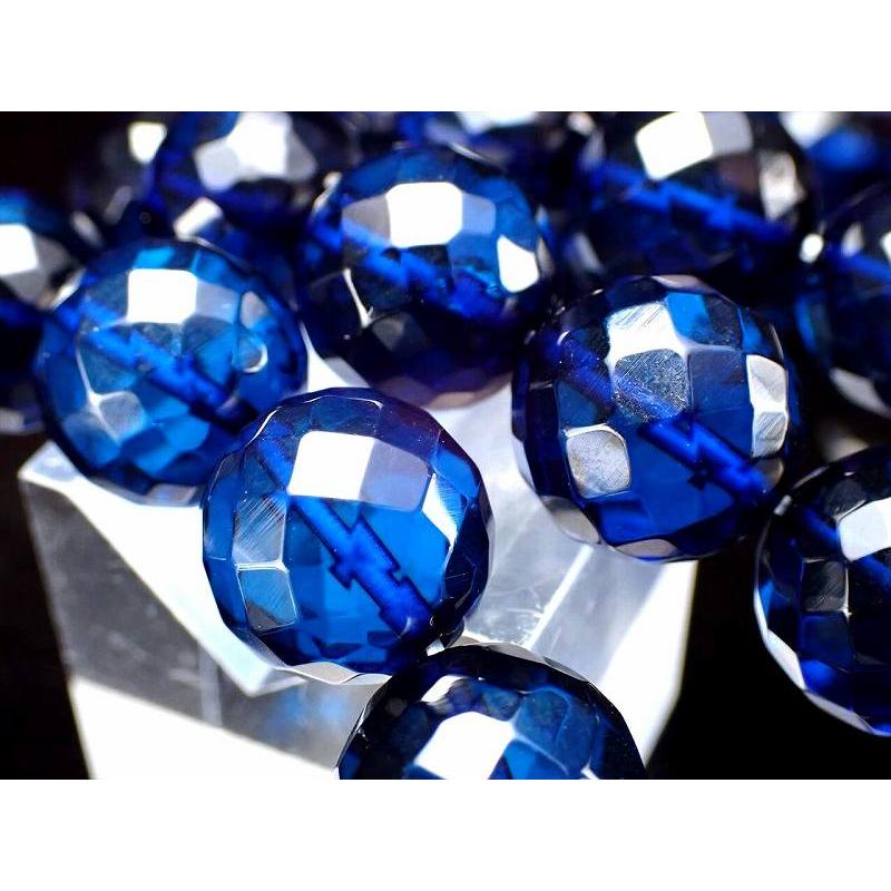 希少宝石質パープルサファイア128面カット AAAブラジル産ブレスレット17cm 希少宝石質パープルサファイア128面カット AAAブラジル産ブレスレット