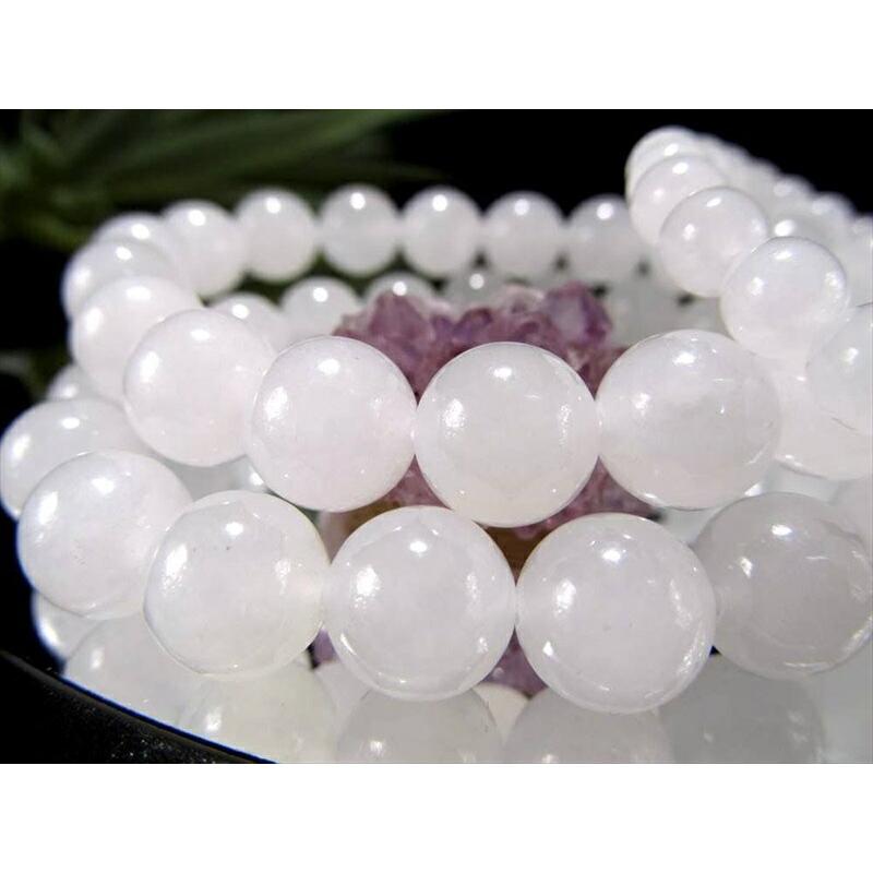 和田玉 翡翠(ネフライト) ブレスレット 約6mm-6.5mm×31珠前後 中国四大