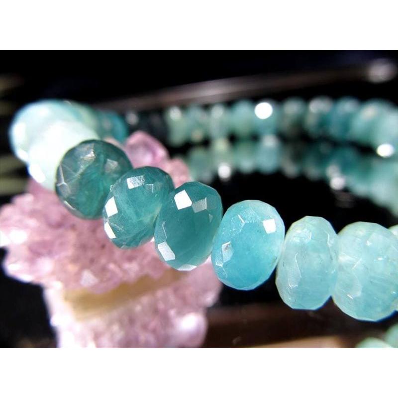 幻の宝石 グランディディエライト ボタンカット ブレスレット 幅約6mm