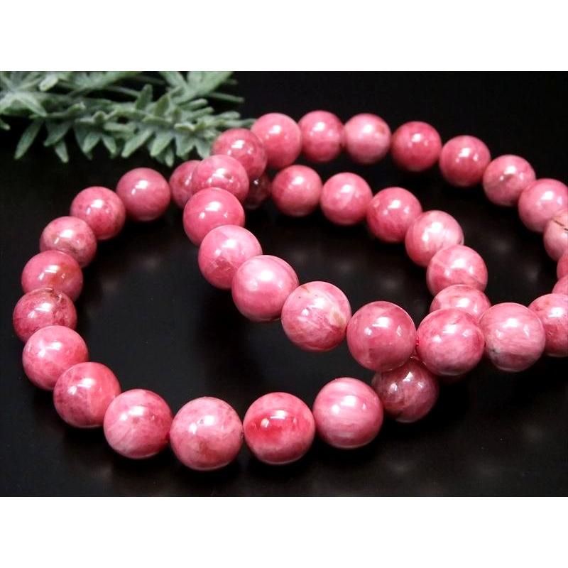 花ローズクォーツのデザインブレスレットとロードナイトとラリマー3点 花ローズクォーツのデザインブレスレットとロードナイトとラリマー3点