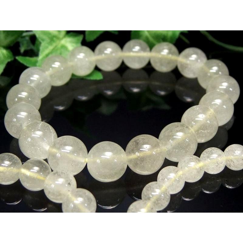 ナチュラルタイプ リビアングラス ブレスレット 約11.5mm-12mm×18珠 