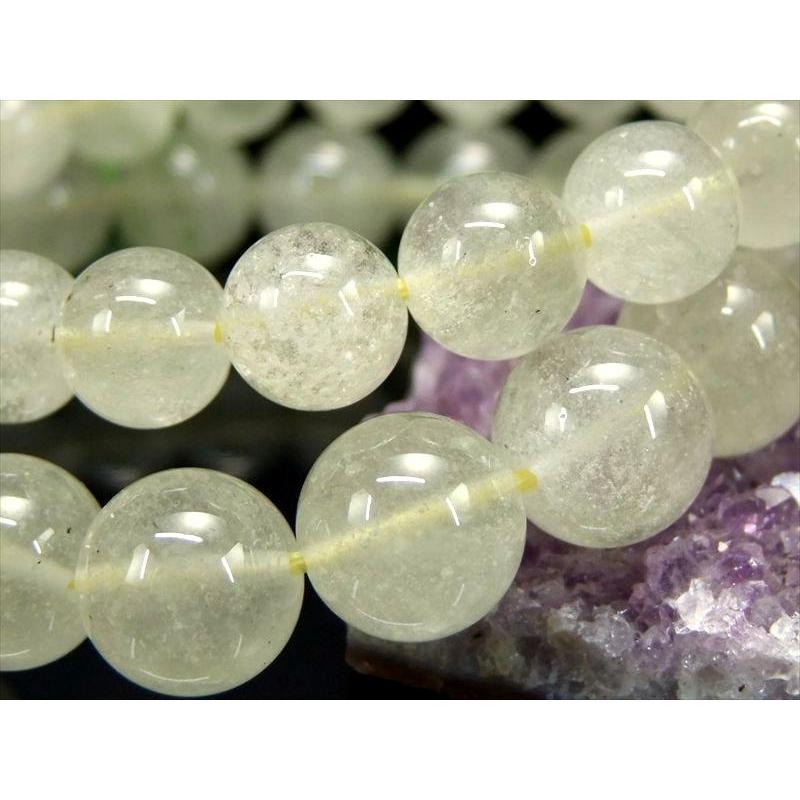 ナチュラルタイプ リビアングラス ブレスレット 約12mm-12.5mm×17珠 